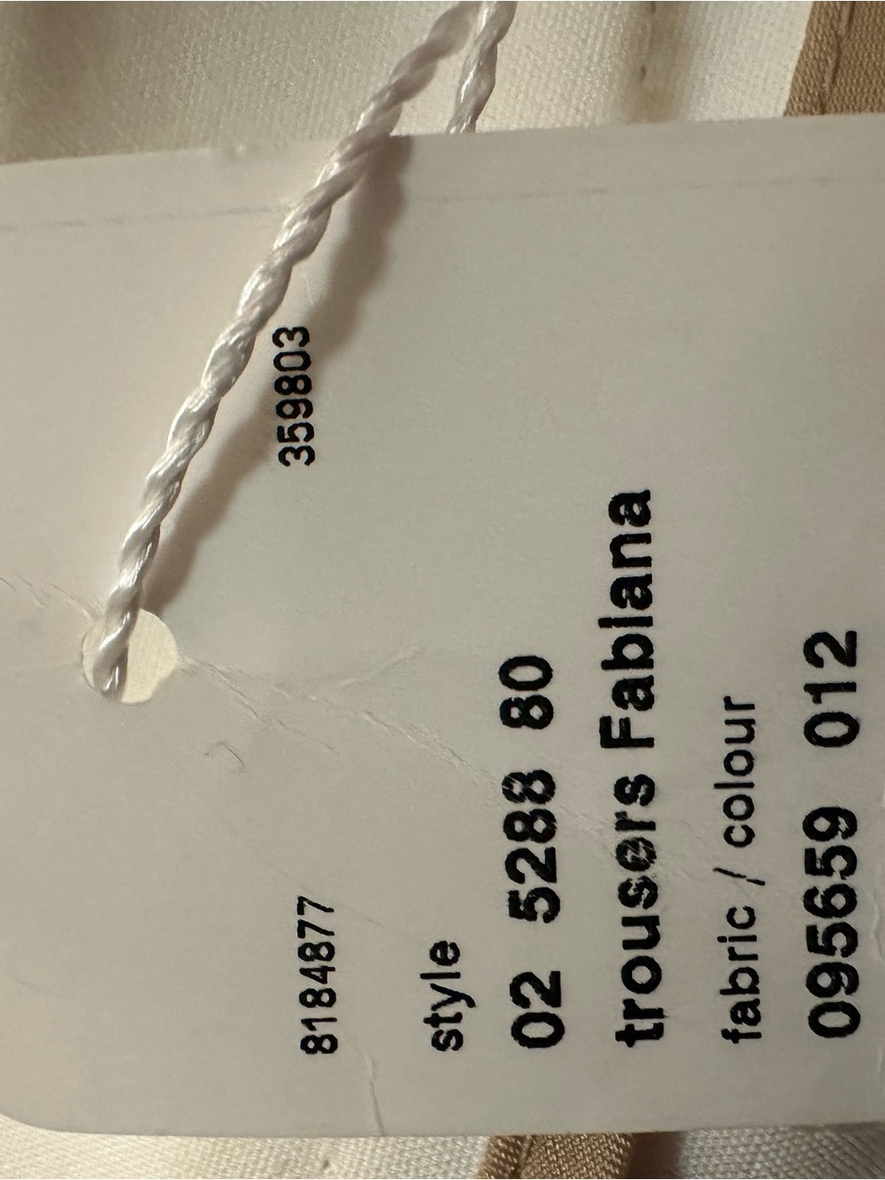 Akris punto NWT White Trousers  size 10